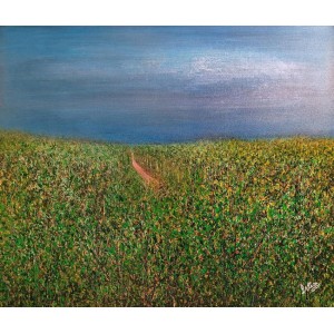 Irtiza Kazmi, 24 x 30 inches, Acrylics on Canvas, Landscape Painting, AC-IRTK-060